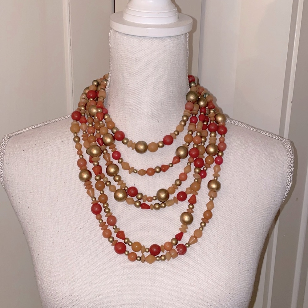 Layered Beaded Necklace